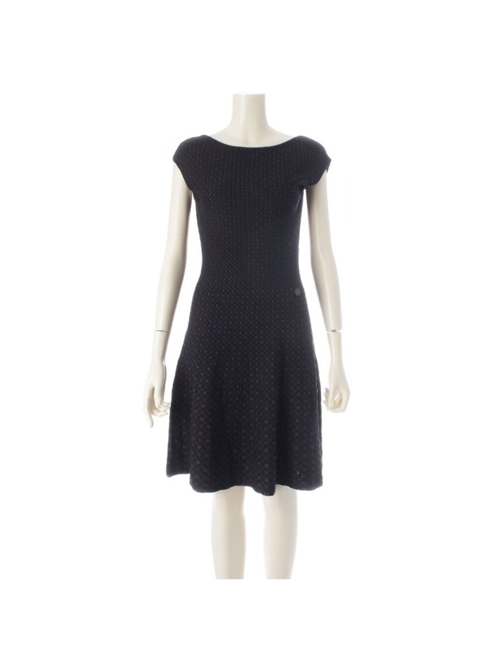 Louis Vuitton 14 SS Silk Nylon All Over Print Square Damier Sleeveless Dress 5